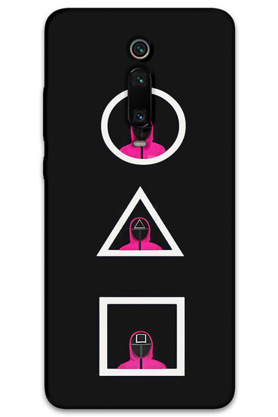 MRCİLETİSİM غطاء خلفي لهاتف Xiaomi Mi 9T بنمط HD مطبوع - لعبة الحبار