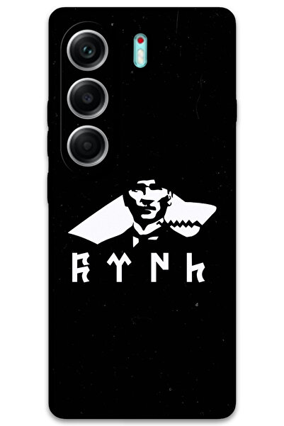 MRCİLETİSİM غطاء خلفي لهاتف تكنو كامون 40 4G بنمط HD مطبوع - أتاتورك وولف