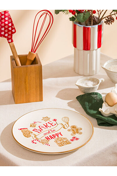 LC Waikiki Sparkling Choices from Shining Store | Printed Ceramic Pie Plate 26 cm