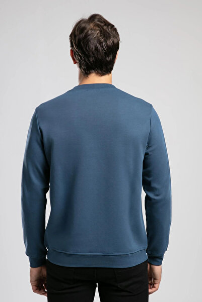 Lee Cooper Noahes Pamuklu Regular Fit Велосипедна комір з логотипом Світшот Чоловічий SWEAT 261 LCM 241058 2601