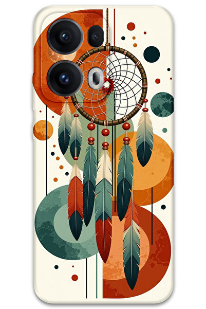 MRCİLETİSİM غطاء خلفي لهاتف اوبو رينو 13 برو 5G بنمط HD مطبوع - ماندالا