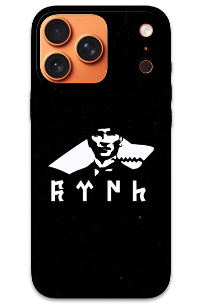 MRCİLETİSİM غطاء خلفي لهاتف iPhone 17 Pro بنمط HD مطبوع - أتاتورك وولف