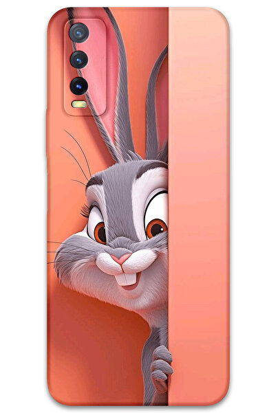 MRCİLETİSİM غطاء خلفي لهاتف Vivo Y20 / Y11S بنمط HD مطبوع - BugsBunny 2