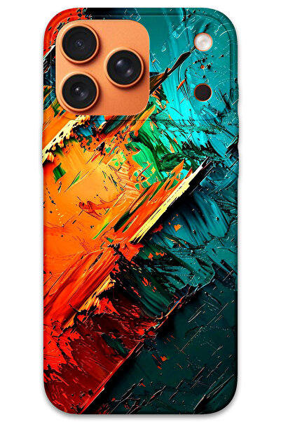 MRCİLETİSİM غطاء خلفي لهاتف iPhone 17 Pro Max بنمط HD مطبوع - كريستال