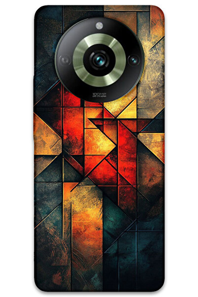 MRCİLETİSİM غطاء خلفي لهاتف Realme 11 Pro Plus بنمط HD مطبوع - ألوان دافئة