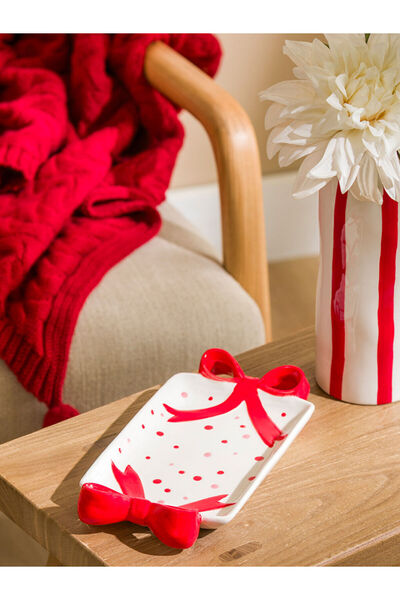 LC Waikiki Sparkling Choices from Shining Store | Fiyonk Printed Ceramic Presentation Plate 17 cm