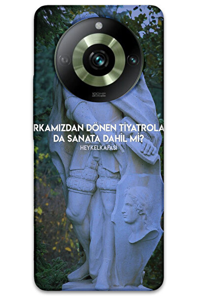 MRCİLETİSİM غطاء خلفي لهاتف Realme 11 Pro Plus بنمط HD مطبوع - مسرح دوار