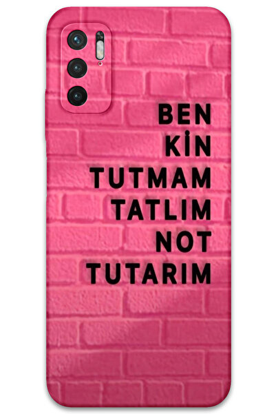 MRCİLETİSİM غطاء خلفي لهاتف Xiaomi Redmi Note 10 5G بنمط HD مطبوع - مقاوم للعرق