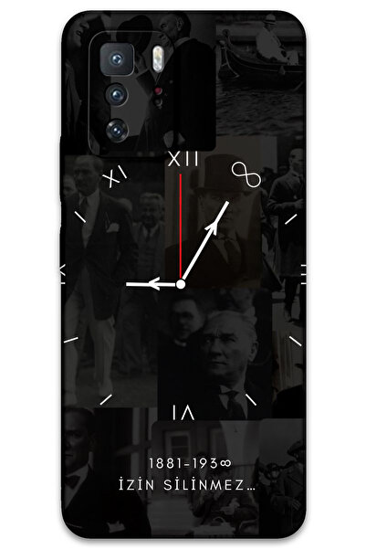 MRCİLETİSİM غطاء خلفي لهاتف Xiaomi Poco X3 GT بنمط HD مطبوع - أتاتورك 9-15