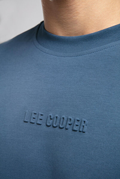 Lee Cooper Noahes Pamuklu Regular Fit Велосипедна комір з логотипом Світшот Чоловічий SWEAT 261 LCM 241058 2601