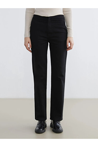 LC Waikiki Γυναικείο τζιν παντελόνι LCW Jeans Black Flare