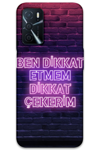 MRCİLETİSİM غطاء خلفي لهاتف اوبو A55 بنمط HD مطبوع - انتبه إلىي