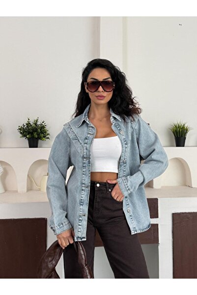 komera Snow Washing Denim Jacket