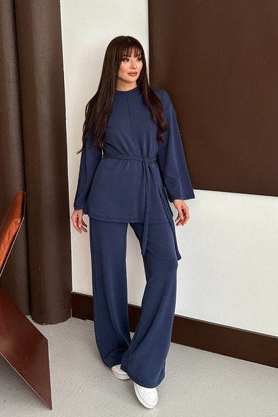 Balenbi Premium Women's Modal Fabric Belted Hijab Set 1138