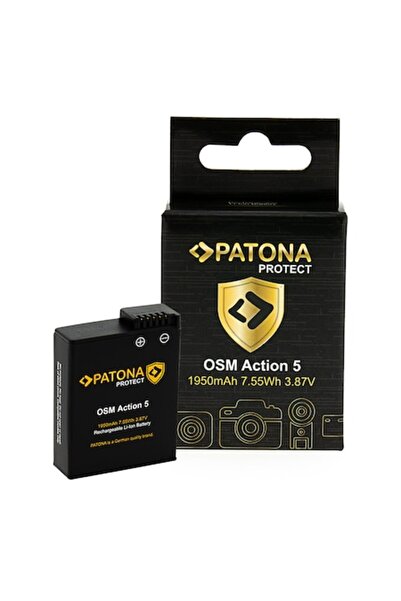Patona Protect BCX202 Battery for DJI Osmo Action 3, 4 and 5