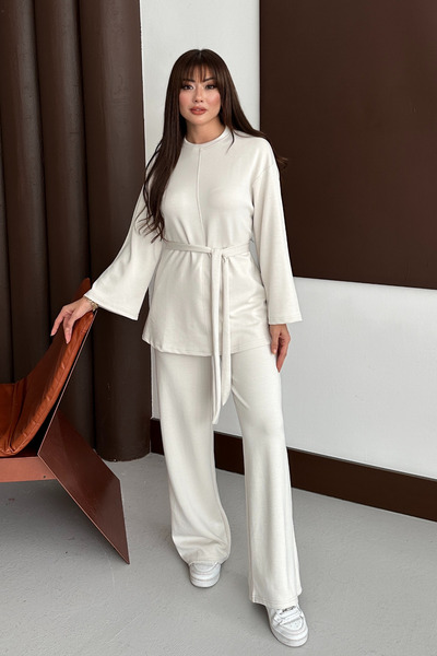 Balenbi Premium Women's Modal Fabric Belted Hijab Set 1138