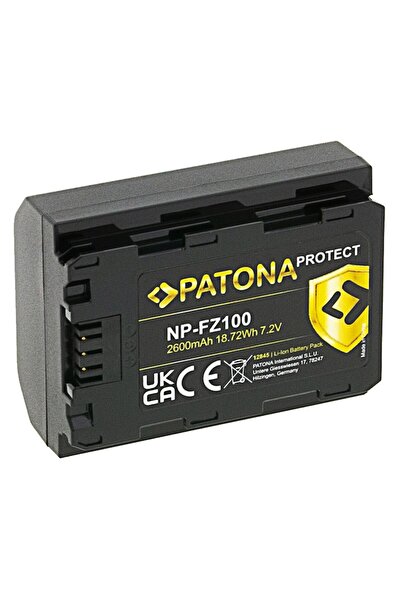 Patona Protect NP-FZ100 Battery, 2600 mAh, for Sony A7 III / A7R III / A9