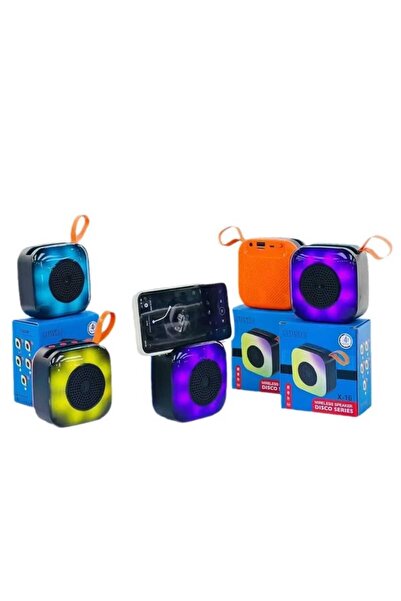 Asel Aksesuarcı Platoon Taşınabilir Bluetooth Hoparlör – Disco Series, RGB Iş...