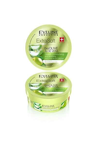 Eveline Cosmetics Extra Soft bioOlive Aloe Vera Moisturizing Face and Body Cream 175 ml Eveline