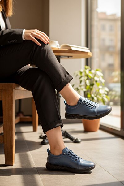 Mube Shoes Ultra Hafif Tabanlı Gerçek Deri Günlük Ayakkabı