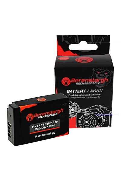Berenstargh Baterie LP-E17 (decodificată), 1050mAh, pentru Canon EOS R10/RP/7...