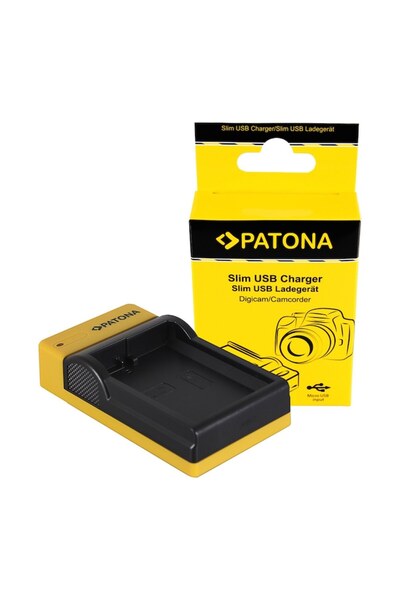 Patona Slim micro-USB charger for Nikon EN-EL14 battery
