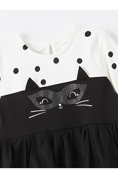 LC Waikiki Lcw Kids Crew Neck Long Sleeve Tutu Girls Dress