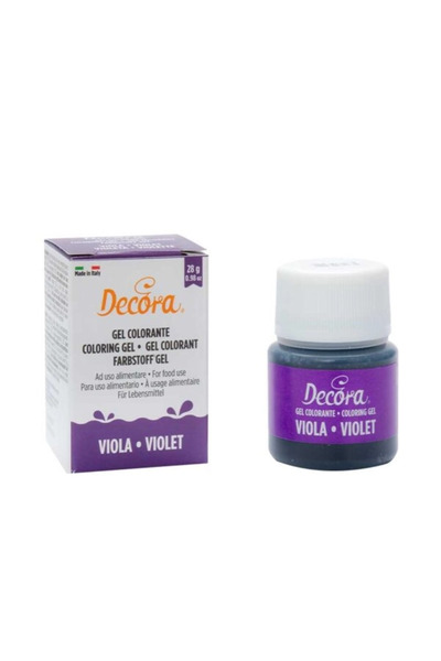 DECORA Гел оцветител за храна, лилав, 28 г