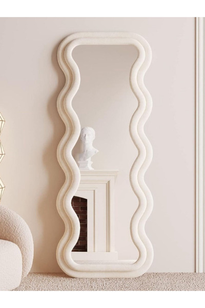 Pablohome Marta Dalgalı Çerçeveli Oval Boy Aynası