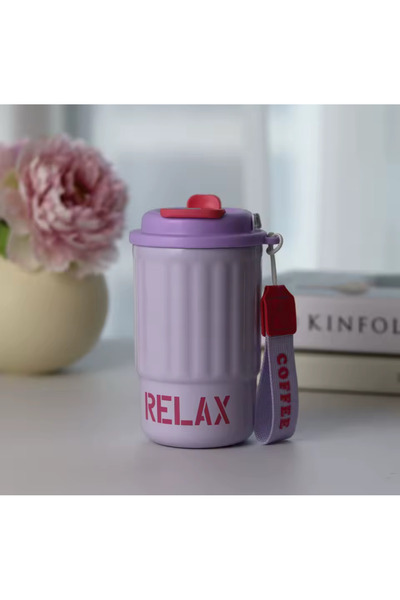 Relax thermal cup with strap
