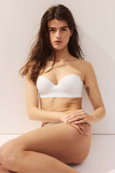 H&M Seamless padded balconette bra