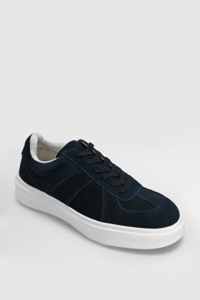 Lufian 112230226 Jaques Sneaker Чоловічі шкіряні черевики СИНІЙ