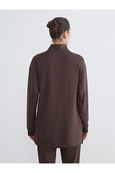 LC Waikiki Lcwaikiki Basic Mock Neck Women's Sweatshirt Tunic