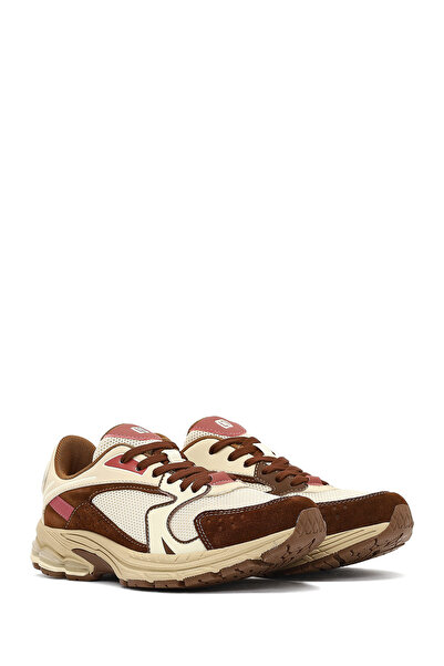 Derimod Studio Women's Beige Lace-Up Thick Sole Sneaker 25Afd435014