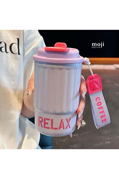 Relax thermal cup with strap