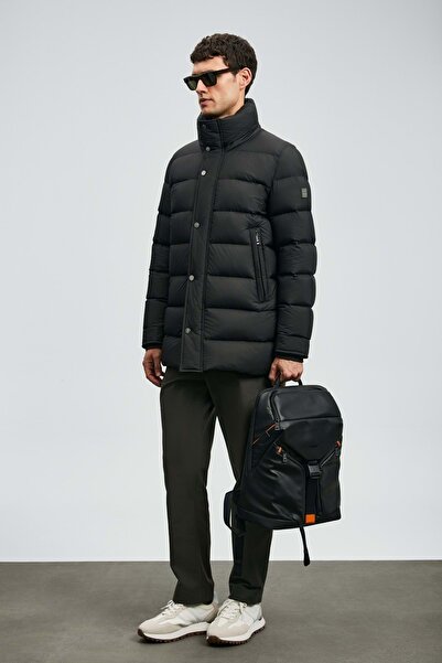 Lufian 112120255 Rıld Goose down Men's Coat Black