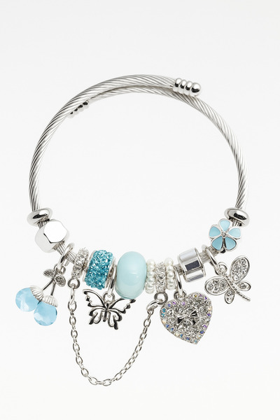 MakeWell Çocuklar için Kiraz Kalp Kelebek Deniz Kabuğu Kuş Tasarımlı Paslanma...