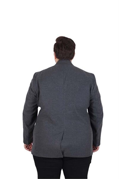 Starbattal Men's Plus Size Cashmere Coat 103008 Fume