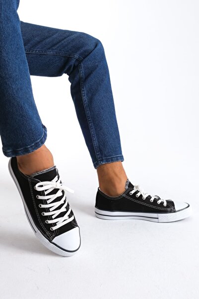 Lucy Shoes Jy0422 Luke Lace-Up Linen Fabric Men's Casual Sneaker Shoes Kbt - Black