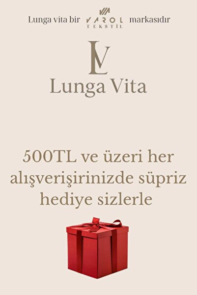LUNGA VİTA Welsoft Double-Sided Quilt, Cotton Satin on the Inside, Soft on the Outside, Welsoft Double Size