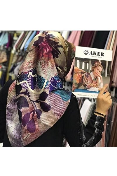 Aker NOSTALJİ TİVİL İPEK EŞARP 7781-932