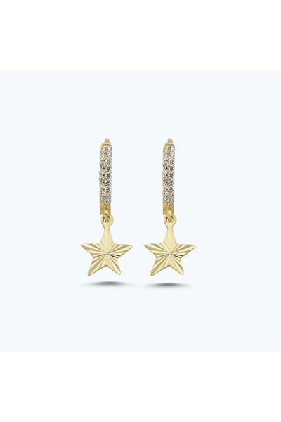 Altınbaş Altın Yıldız Halka Küpe