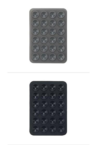 ila bags حامل هاتف من السيليكون بلونين مع شفاط – لاصق سيليكون للهاتف مع قوة ت...