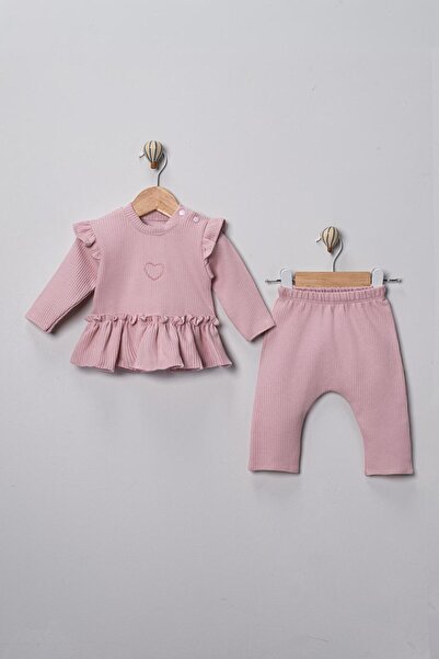 mandalinsbaby Double Heart Baby Girl Set