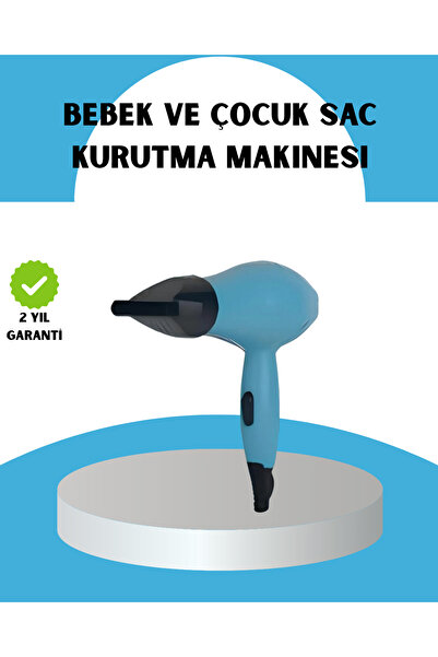 MKR Mini Hair Dryer – Quiet Safe and Lightweight – Special t for Children - Eszaoc8879-1