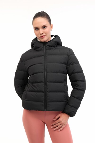 Kinetix WL 2BRUKA-01 5PR Siyah Kadın Kısa Kaban