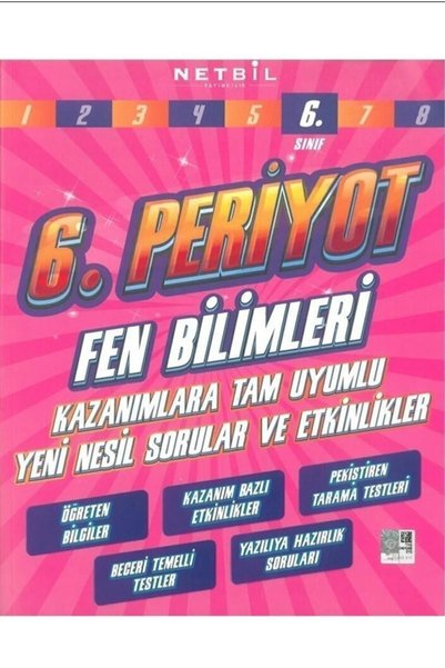 Bilfen Yayıncılık 6. Sınıf Fen Bilimleri Soru Bankası Periyot Netbil (kitapse...
