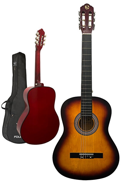 Fourtune Luca C-180SB Sunburst Klasik Gitar Seti 4/4 Sap Ayarlı