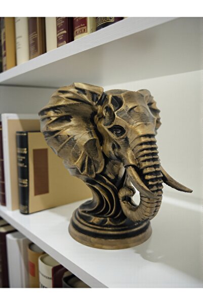 leynart design Fil Heykeli Büst 15cm / Ev Dekorasyonu Ofis Kitaplık Dekoru