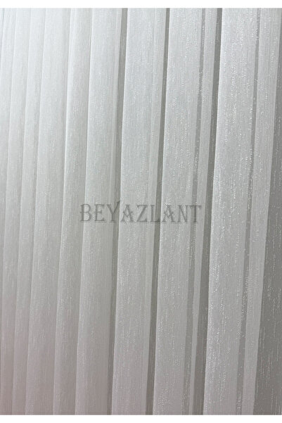 BEYAZLANT ŞANTUKLU BAMBU GRAMAJLI MODERN ZARİF 1/3 Sık Pileli Tül Perde Ütü İ...